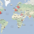 It is one thing to produce graphs of the countries where DITA is being used, another thing entirely to look at a map and realize that you happen to live...