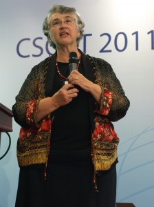 JoAnn Hackos During Her Keynote Presentation at the CSOFT 2011 Summit
