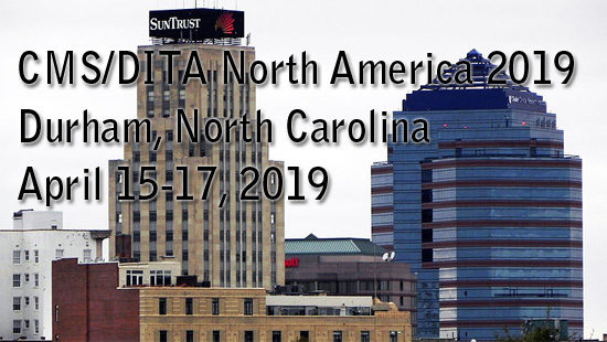 CMS/DITA North America 2019