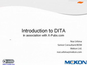 Introduction to DITA Presentation