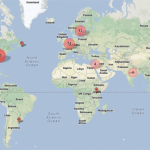 Worldwide Distribution of DITA Companies (BatchGeo) - Jan 2013