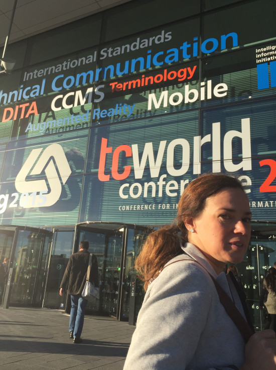 Nolwenn About to Enter tcworld Conference