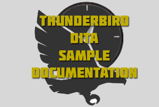 Thunderbird DITA Sample Documentation