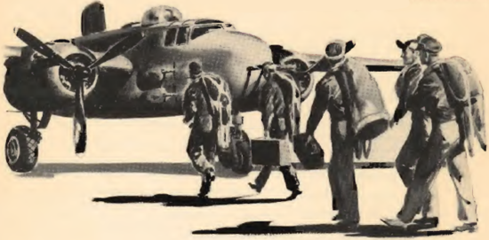 B-25 Air Crew Illustration